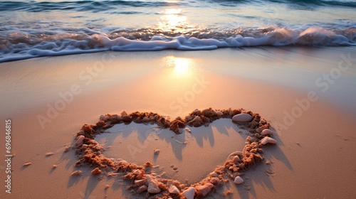 heart on the beach © Aistock