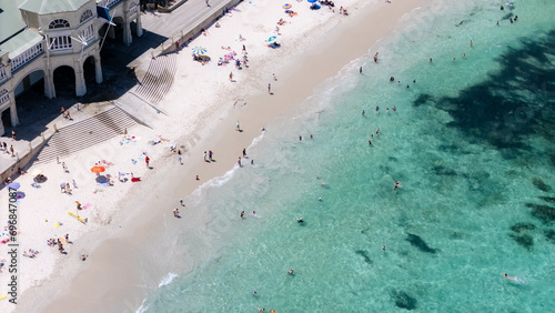 Cottesloe Beach in Western Australia on Summers day