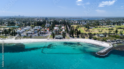 Cottesloe Beach in Western Australia on Summers day photo