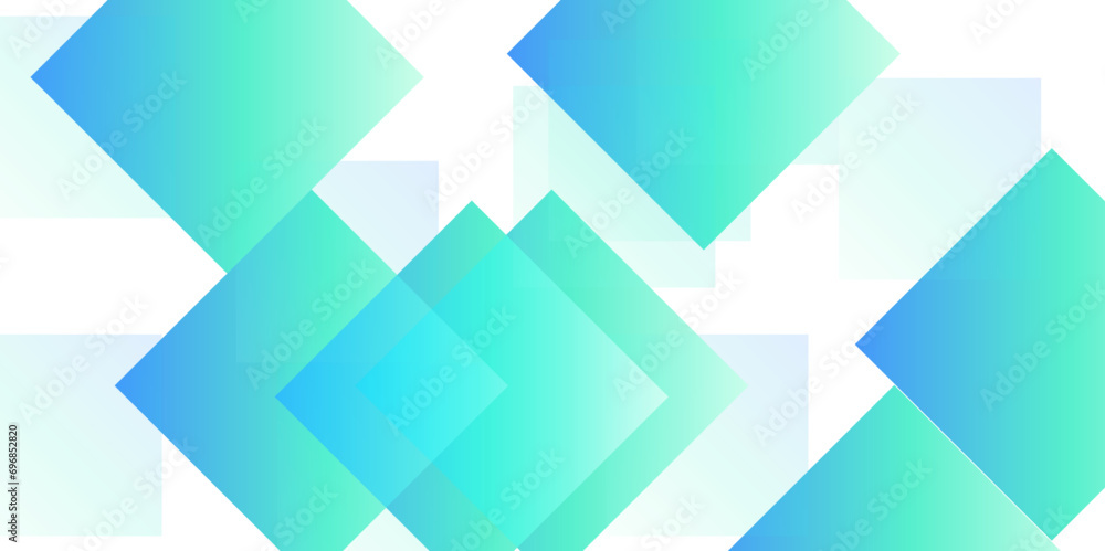 Fototapeta premium Gradient geometric minimal lines or square and triangle shape futuristic background minimal concept vector illustration. Design for brochure, banner, wallpaper, cover, flyer.