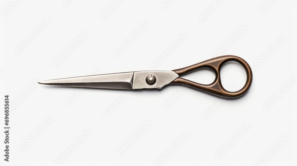 Obraz premium Vintage scissors on white background 
