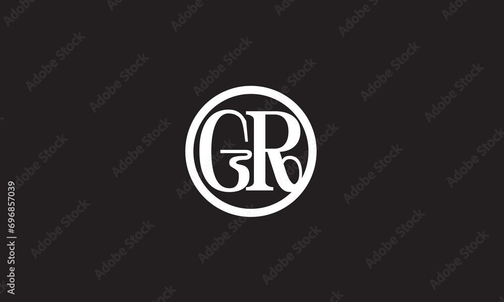 GR, RG , G , R, Abstract Letters Logo Monogram GR, RG , G , R, Abstract Letters Logo Monogram