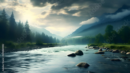 Riverside Background for Your PowerPoint Presentations