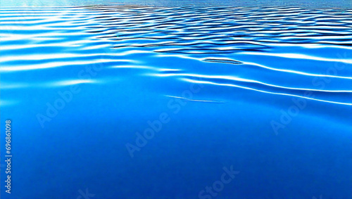 water surface in blue