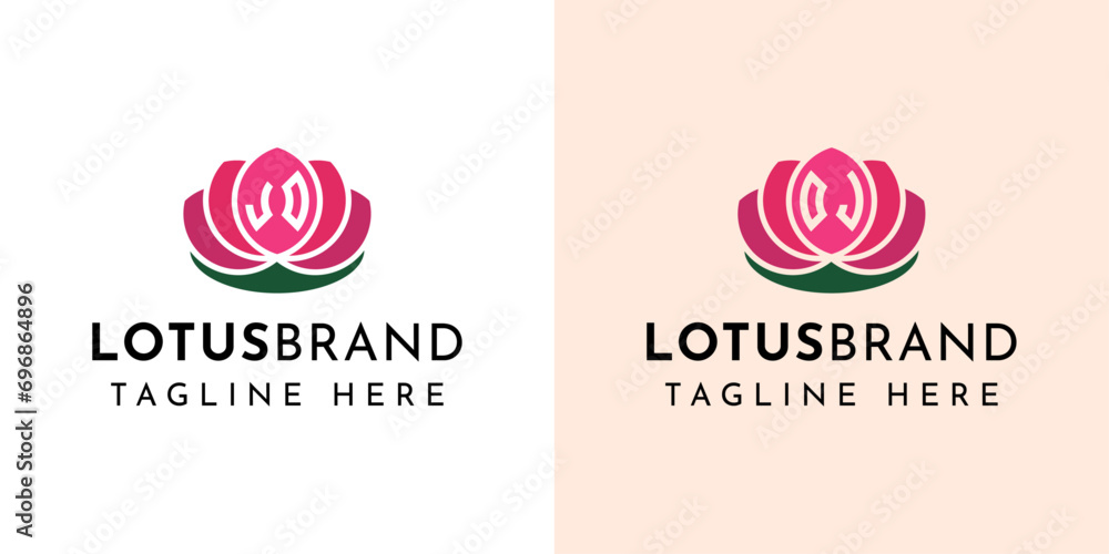 Letter JO and OJ Lotus Logo Set, suitable for business related to lotus flowers with JO or OJ initials. Letter JO and OJ Lotus Logo Set, suitable for business related to lotus flowers with JO or OJ initials.