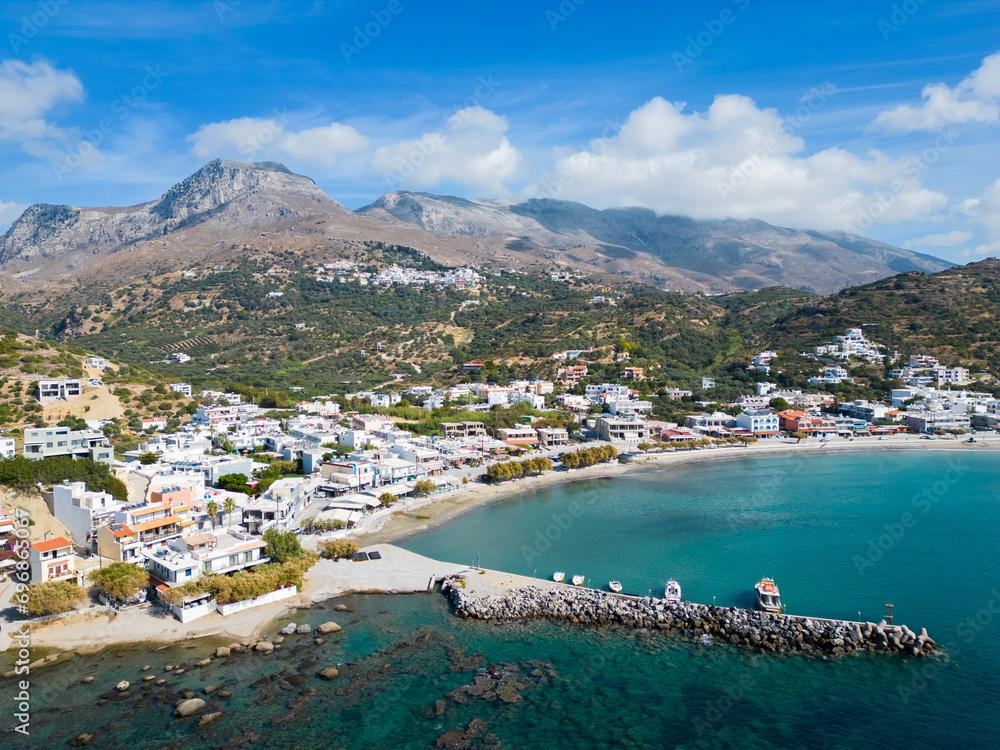 Plakias on the island of Crete in Greece, Europe