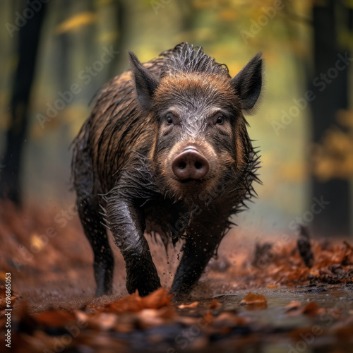 Wild Boar in Nature © Shane