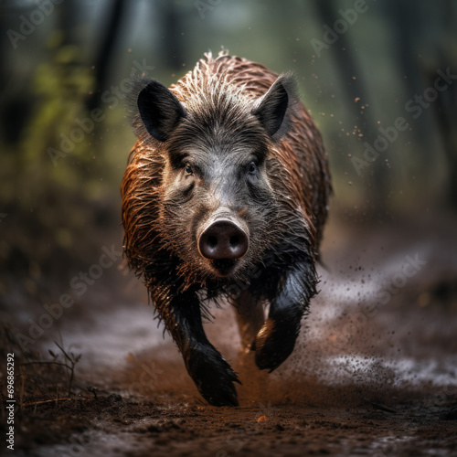 Wild Boar in Nature © Shane