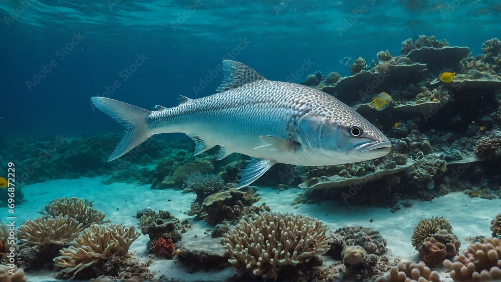 Fototapeta premium Fish and Creatures in the Ocean and Sea