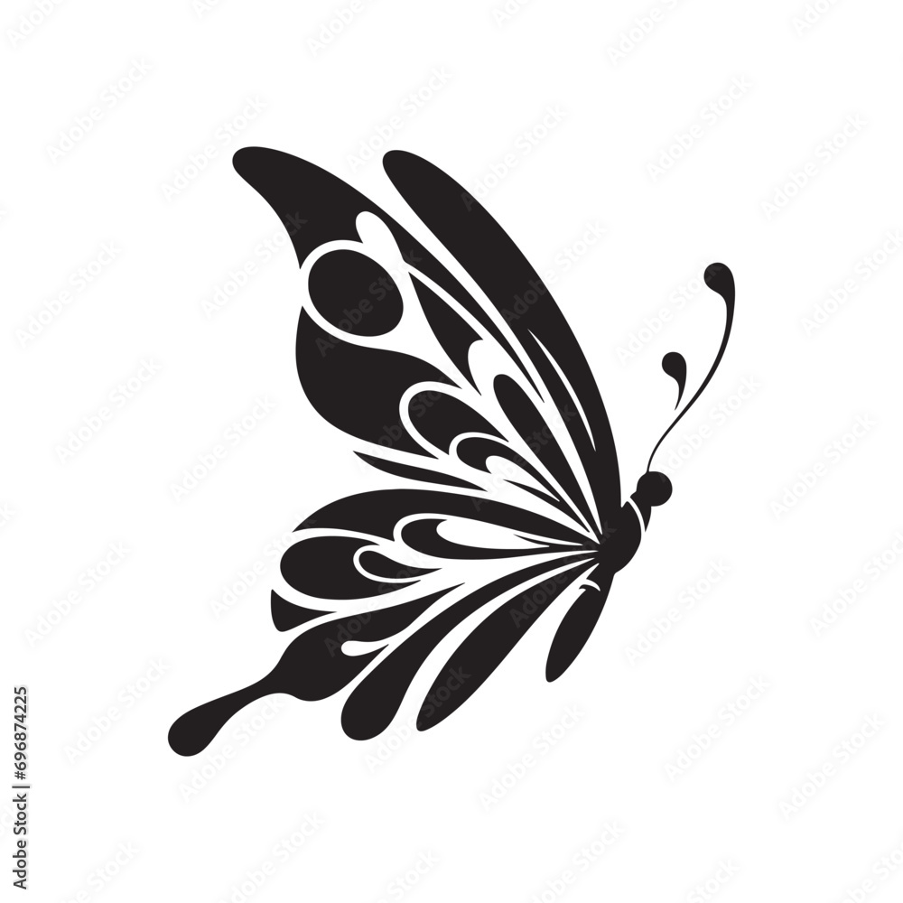 Butterfly Silhouette: Graceful Wings Navigate an Aerial Canvas, A Masterpiece of Nature's Timeless Ballet
Butterfly Silhouette: Graceful Wings Navigate an Aerial Canvas, A Masterpiece of Nature's Timeless Ballet