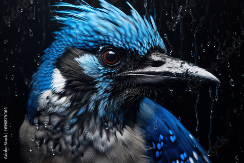 Blue Feathers: Avian Mystique photo