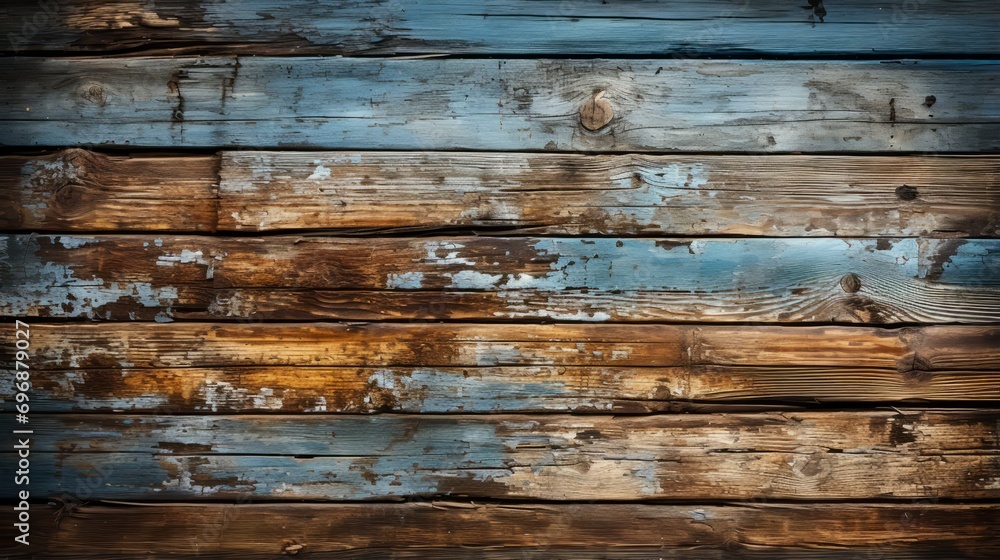 A rustic wooden plank, painted in a calming shade of blue, evokes a sense of tranquility and natural beauty A rustic wooden plank, painted in a calming shade of blue, evokes a sense of tranquility and natural beauty
