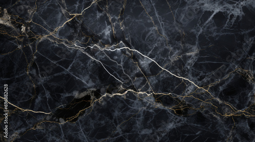 polished black colored marble texture, black marble background marble texture. © daniel