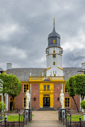 Estate and mansion Fraeylemaborg in Slochteren municipality Midden-Groningen in Groningen province in The Netherlands photo