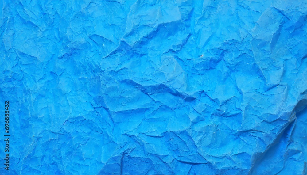 blue texture, crumpled texture of blue paper background