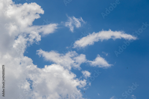 Thunderstorm cloud buildup over the Highveld in Gauteng province in South Africa image for background use