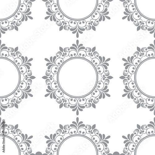 Round ornamental frames, Luxury frames, Arabic, Andalusian, Oriental, Arabesque styles.Round classic ornamental frames and circles, in a beautiful,