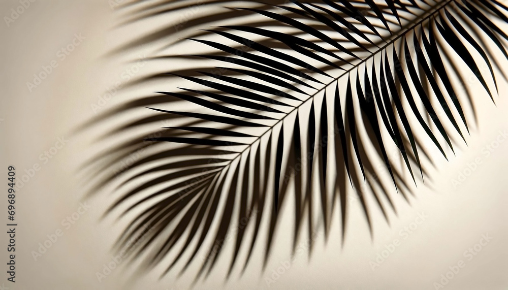 Fototapeta premium background with palm shadow
