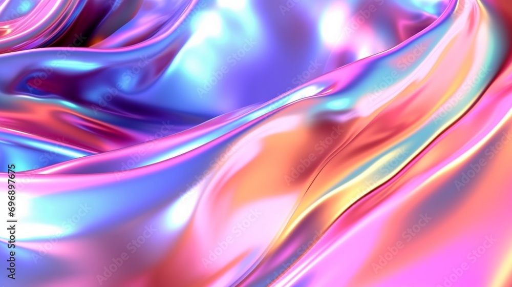holographic iridescent rainbow gradient smooth Ai Generative holographic iridescent rainbow gradient smooth Ai Generative