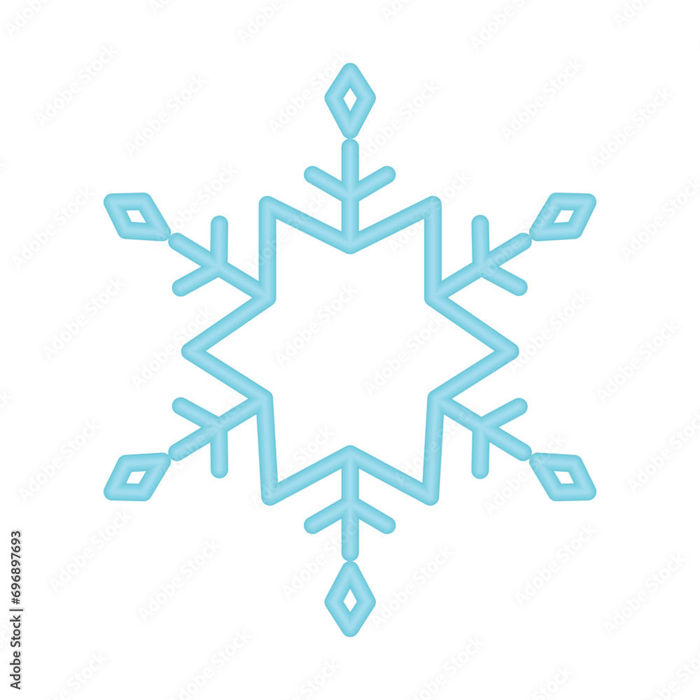illustration of snowflake illustration of snowflake