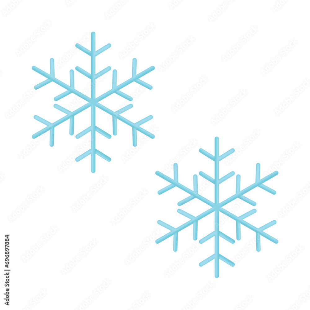 illustration of snowflake illustration of snowflake
