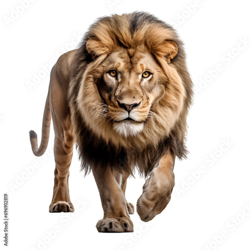 Fierce lion on transparent background PNG © I LOVE PNG