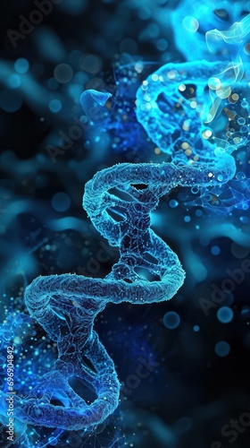 DNA: The Life Code - AI Generated Digital Art