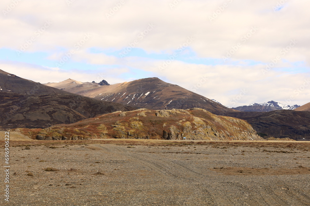 Hvannagil is a colorful rhyolite canyon located in the eastern part of iceland and featuring spectacular rock formations