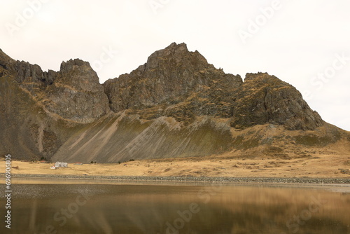 Eystrahorn is a splendid mountain located at the southernmost tip of Iceland in the Austurland region photo