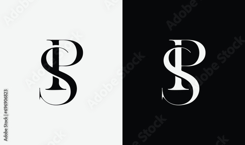 S P letter logo icon, sp logo