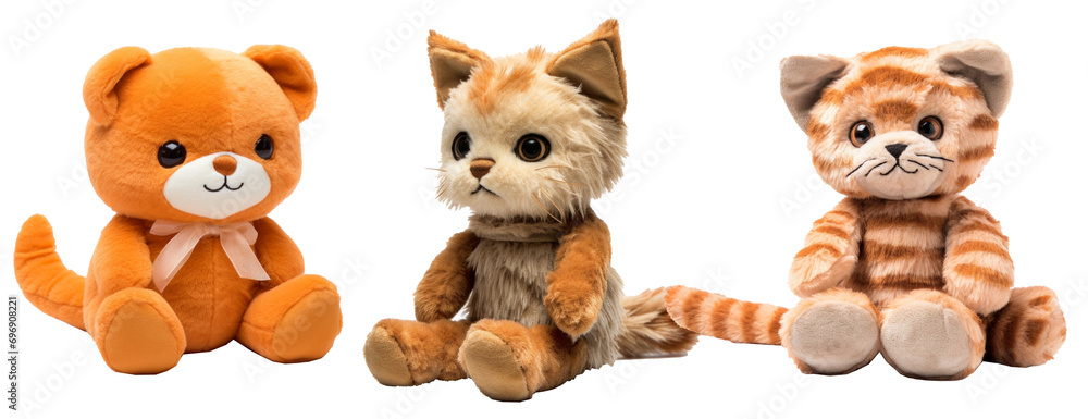 stuffed cat white background stuffed cat white background