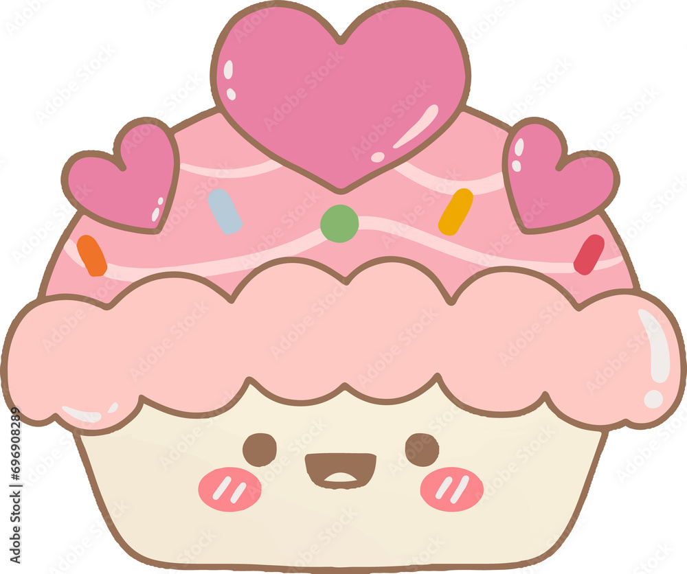 cupcake with heart cupcake with heart