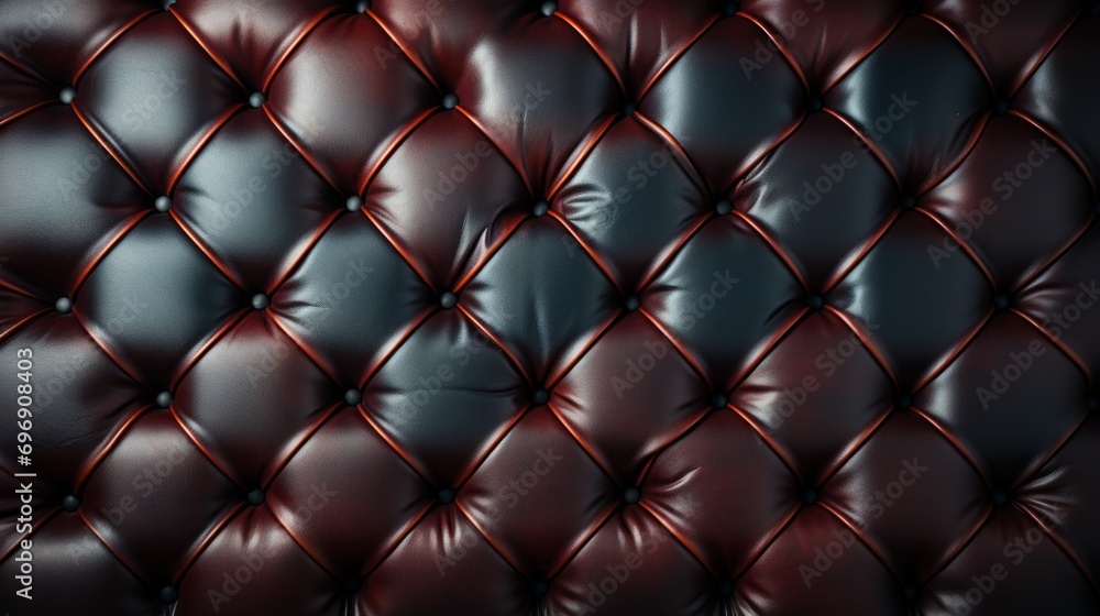 Bold and luxurious, a fiery red leather chair invites you to sink into its cozy embrace and indulge in the comfort of your indoor oasis