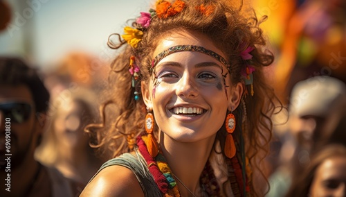 Sunny Smiles: Women Celebrate Love at Pride Festival