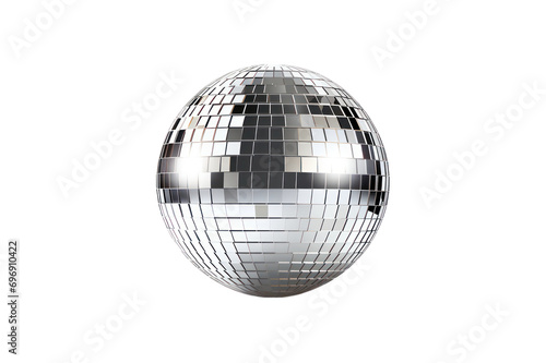 disco ball isolated on transparent background photo