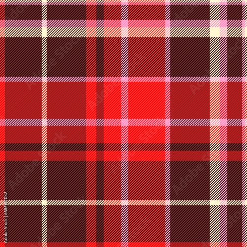 Textile plaid texture of vector tartan background with a fabric pattern check seamless.