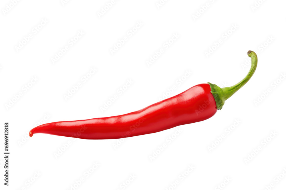 red hot chili peppers on transparent background