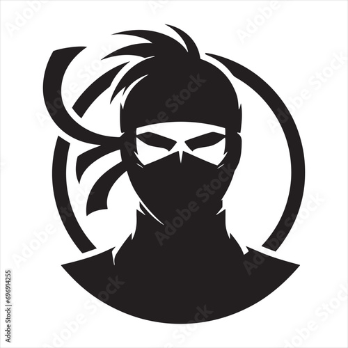 Shadowed Guardian Mastery: Ninja Silhouette, Silent Warrior Poses, and Detailed Silhouette Scenes
