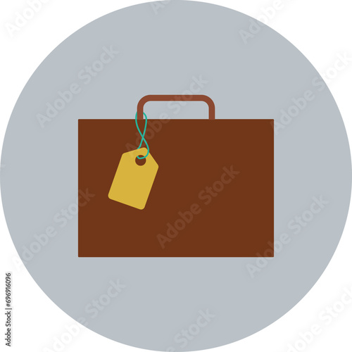 shopping bag icon. travel icon png, travel icon vector, travel icon symbols. move, trip, ride, touring, globetrotting, vacation, tour, traverse, journey vector icon.