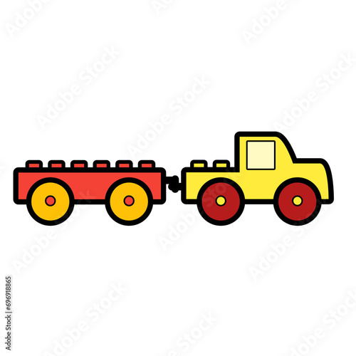 toy train isolated