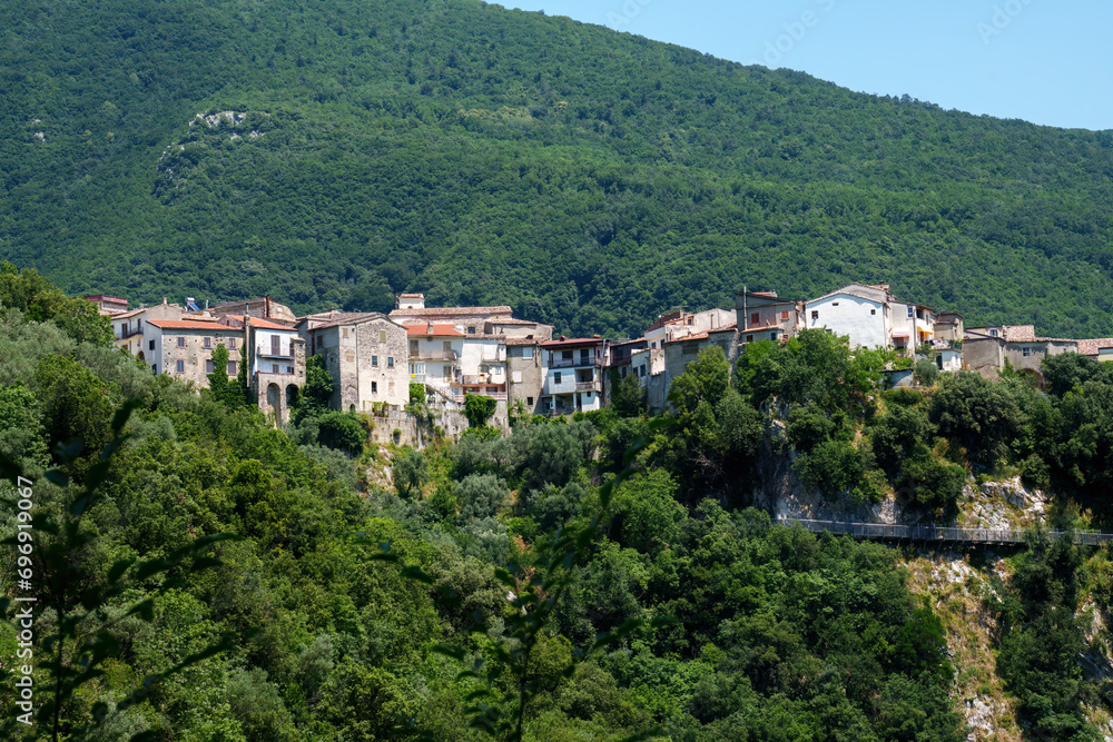 Mountain landscape of Matese, Campania, Italy