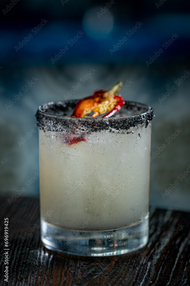 PALOMA CHULA Del Maguey Puebla Mezcal, Ancho Reyes Chile Liqueur