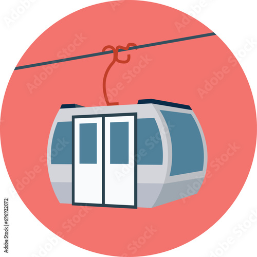 illustration of a tram. travel icon png, travel icon vector, travel icon symbols. move, trip, ride, touring, globetrotting, vacation, tour, traverse, journey vector icon.