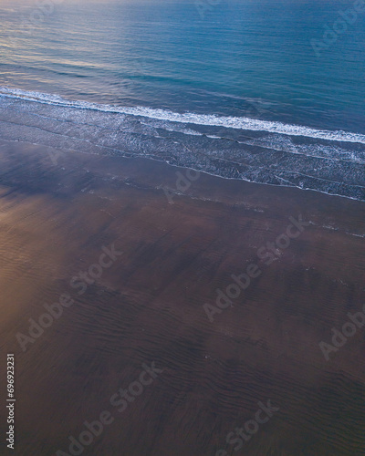 waves on the beach