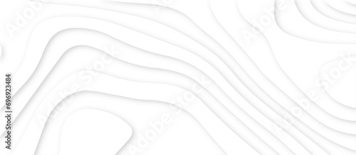 Abstract modern 3d Paper cut white background .white waves background ,paper art style, flyers posters prints .geometric background overlap layer.