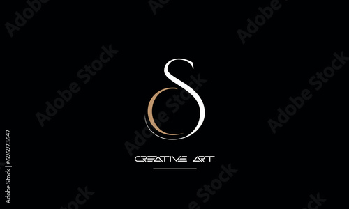 CS, SC, C, S abstract letters logo monogram