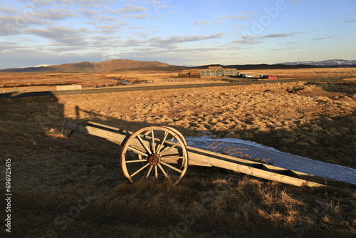 Grímsstaĭir is an Icelandic locality in the municipality of Norĭurþing located in the north of the island, in the region of Norĭurland eystra. photo