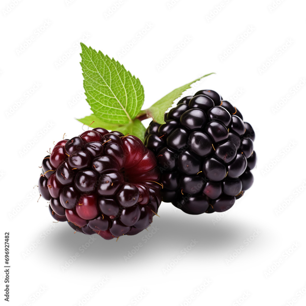 blackberry isolated on Transparent background