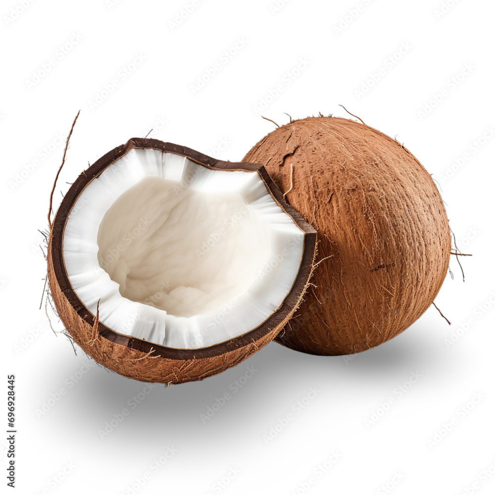 coconut isolated on Transparent background coconut isolated on Transparent background