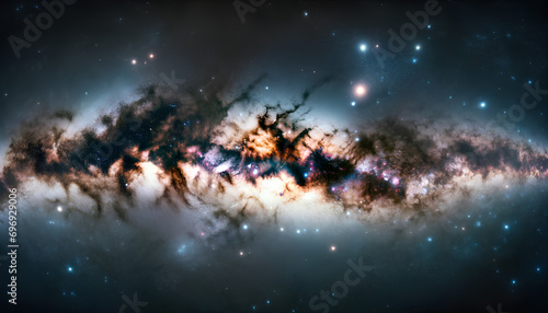 Milky Way galaxy  capturing its vast and mesmerizing beauty